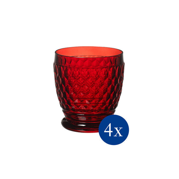 Boston Colored - DOF red (Set of 4)