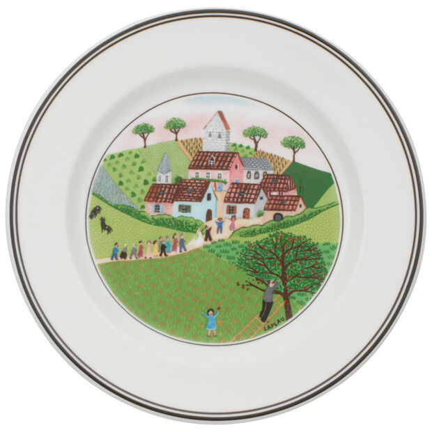 Design Naif - Appetizer/Dessert Plate Marriage (Set of 6)