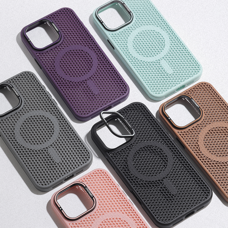 CaseSun-MagSafe Honeycomb Cooling Case for iPhone 17/16/15/14 Series