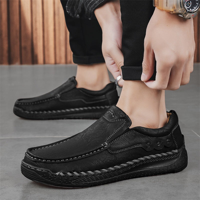 ⏰Promotion - 50% OFF🔥GARB®Men's Orthopedic Loafers – Handcrafted Leather, Wide Toe Box & Arch Support