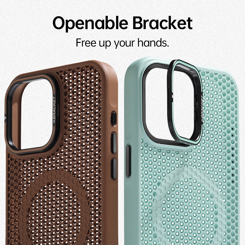 CaseSun-MagSafe Honeycomb Cooling Case for iPhone 17/16/15/14 Series