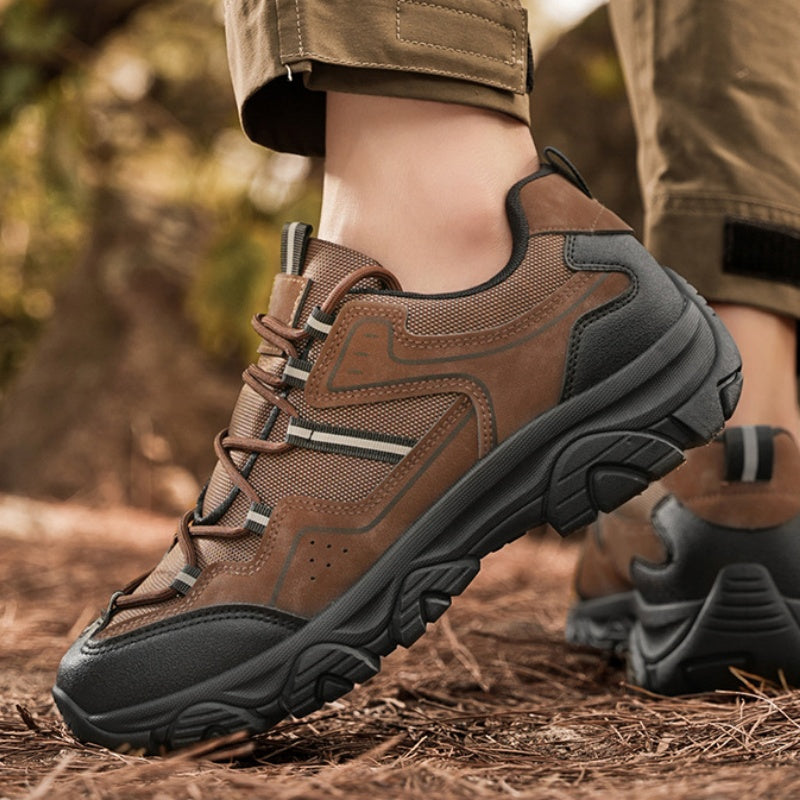 (⏰Clearance Sale-70%OFF🔥)Men's Outdoor Hiking Shoes - Orthopedic, Wide Toe, Arch Support, Waterproof, Anti-Slip, Anti-Puncture, Anti-Smash