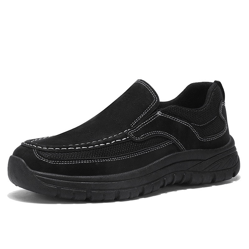 ⏰Promotion - 50% OFF🔥GARB®Genuine Leather  Slip-On Shoes - Orthopedic Arch Support, Wide Toe Box