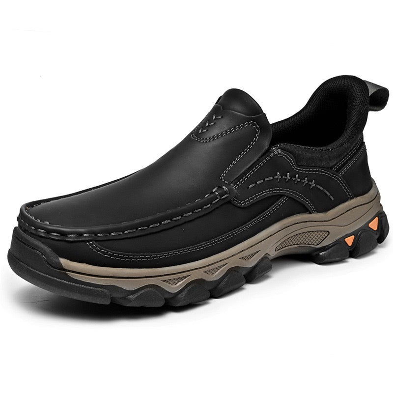 ⏰Last Day! 45% OFF 🔥GARB® Men's Genuine Leather Wide-Toe Orthopedic Outdoor Loafers