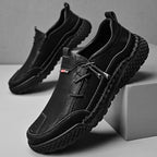 GARB®Men's Handmade Genuine Leather Glue-Free Slip-on Orthopedic Shoes