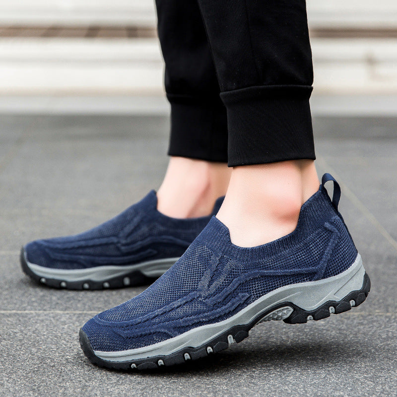 ⏰Flash Sale – 70% OFF🛒Men's Orthopedic Slip-On Walking Shoes – Arch Support, Wide Toe Box, Lightweight & Breathable Sneakers for Plantar Fasciitis, Foot Pain Relief, and All-Day Comfort