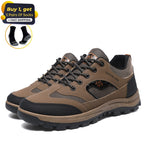 Men's Thickened Sole Elastic Collar Orthopedic Insole Comfortable Outdoor Shoes Casual Shoes