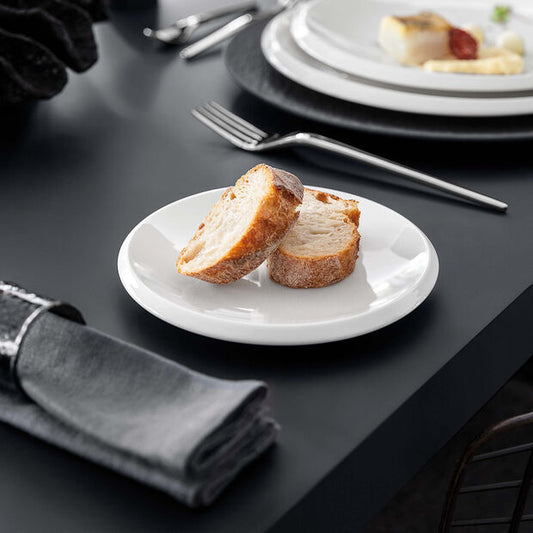 New Moon - White Bread & Butter Plate (Set of 4)