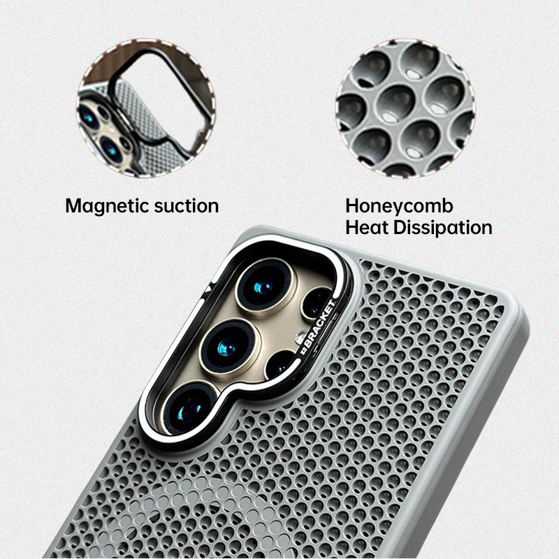 CaseSun-AirFlow Armor Case with MagSafe Stand for Samsung Galaxy S25/24/23 Series