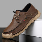 ⏰Promotion - 50% OFF🔥GARB® Handcrafted Leather Slip-On Loafers – Arch Support & All-Day Comfort
