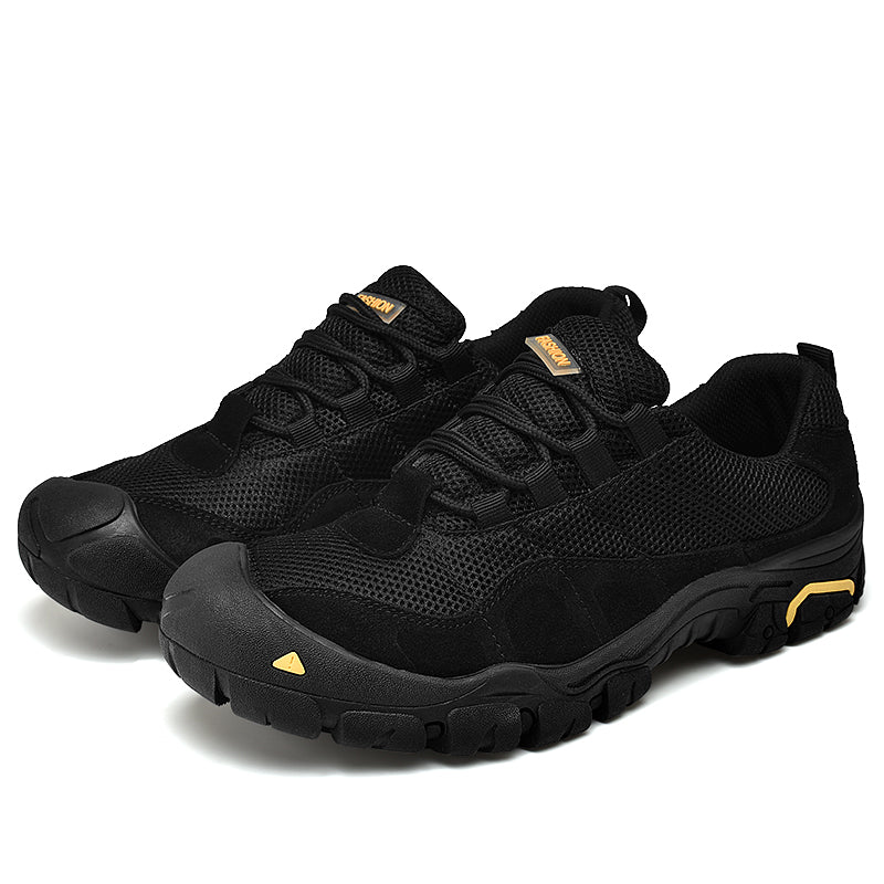 ✨Authentic Quality Assurance - Men's Factory Breathable Waterproof Anti-Collision Anti-Slip Sneakers