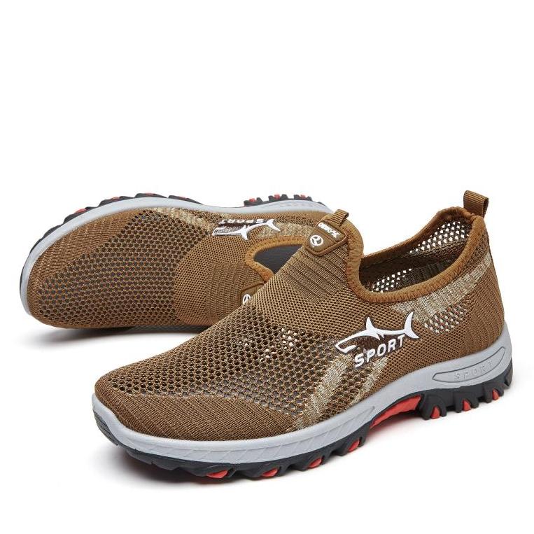 Men’s New Breathable Orthopedic Walking Shoes– Soft Inner Lining, Flexible Fit & Slip-Resistant Sole