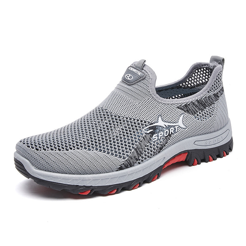 Men’s New Breathable Orthopedic Walking Shoes– Soft Inner Lining, Flexible Fit & Slip-Resistant Sole