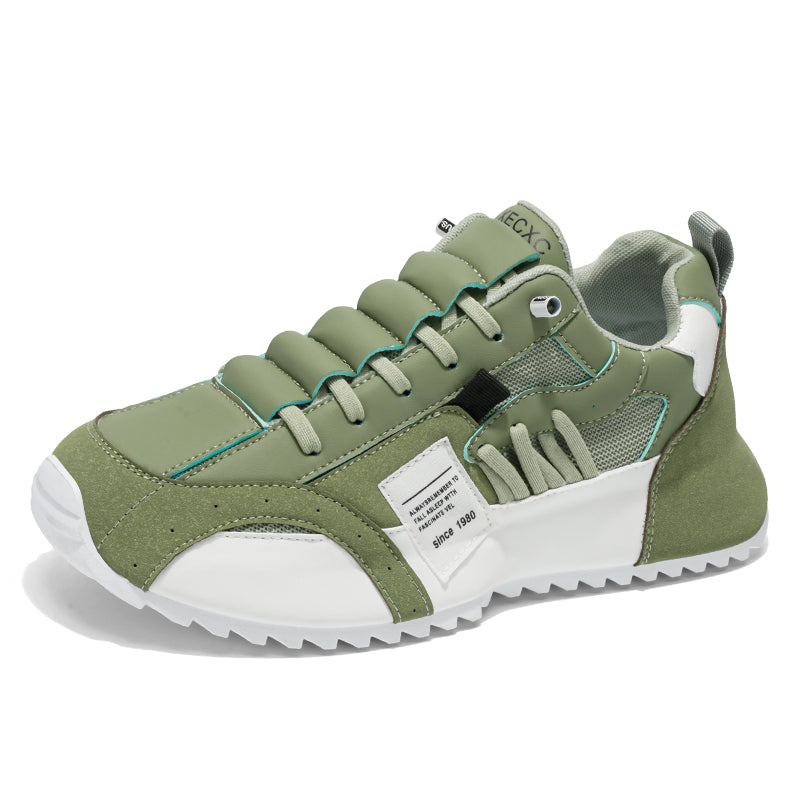 ⏰Limited Time Sale 50% OFF🛒 Men’s Wide Slip-On Walking Sneakers with Arch Support & Height Boost, All-Season Outdoor Comfort