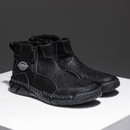 Men's Orthopedic Safety Off-Road Leather Boots - Lightweight ; Round Toe ; Ankle Protection ; Arch Support ; Non-Slip ; Durable for 3 years