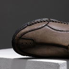 Men's Orthopedic Safety Off-Road Leather Boots - Lightweight ; Round Toe ; Ankle Protection ; Arch Support ; Non-Slip ; Durable for 3 years