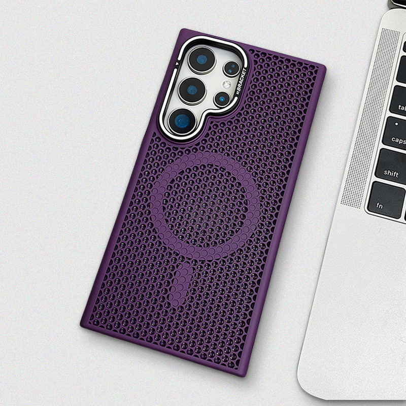 CaseSun-AirFlow Armor Case with MagSafe Stand for Samsung Galaxy S25/24/23 Series