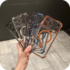 iPhone 17 Corner Airbags Magnetic Shockproof Ice-Clear Case