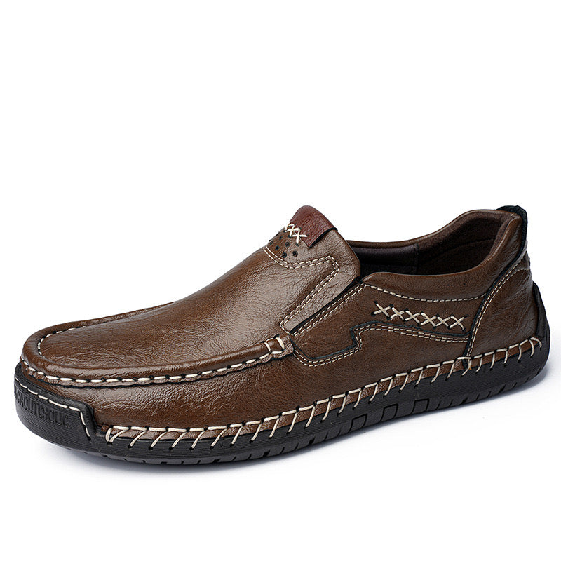 ⏰Promotion - 50% OFF🔥GARB® Men’s Premium Leather Loafers - Arch Support & Wide Fit Slip-On Shoes