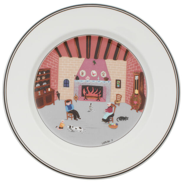 Design Naif - Salad Plate Fireplace (Set of 6)