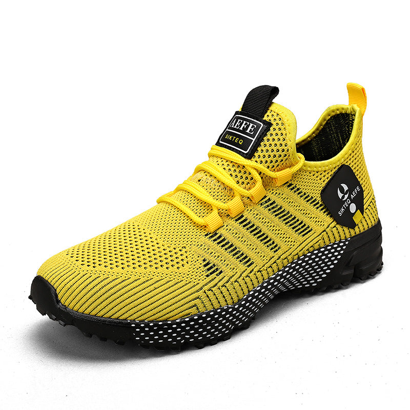 🔥HOT SALE 50% OFF🛒- Men’s Lightweight Orthopedic Flyknit Sneakers – Breathable Walking, Running & Outdoor Fitness Shoes