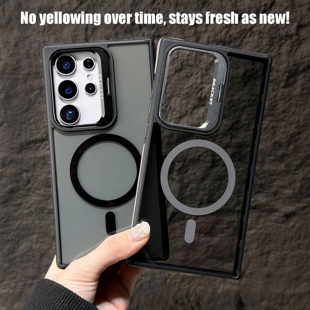 Magnetic Case with Hidden Lens Stand – Galaxy S25 Series