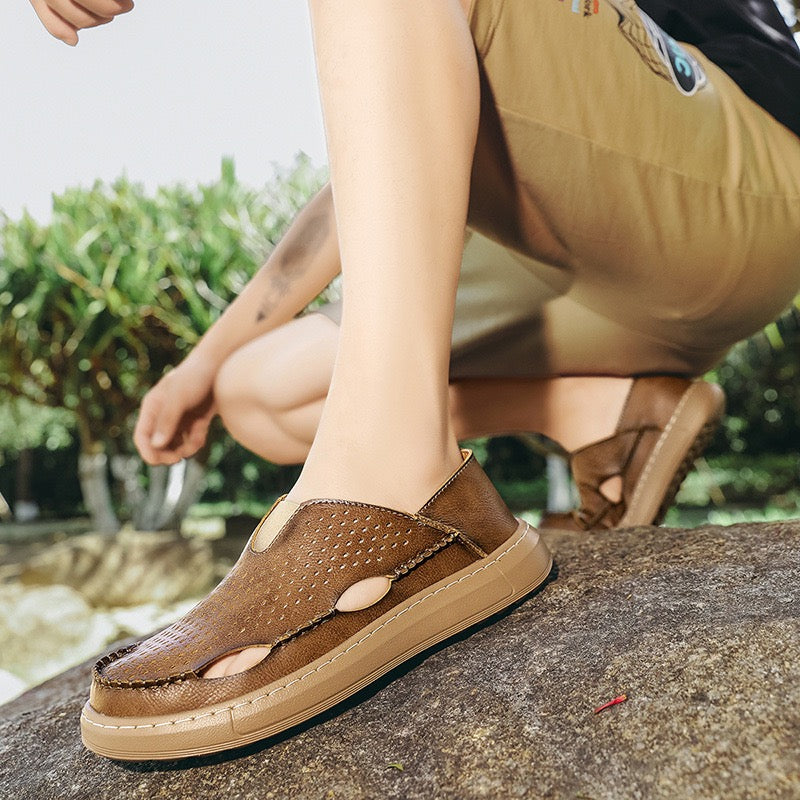 ⏰Promotion - 50% OFF🔥GARB®Men's Handmade Cowhide Breathable Loafers