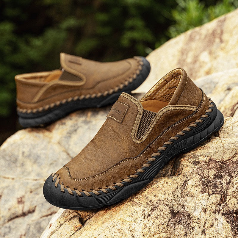 ⏰Last Day! 45% OFF 🔥GARB®Men's Handmade Genuine Leather Orthopedic Outdoor Loafers