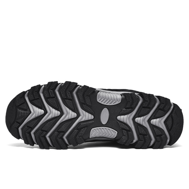 ⏰Limited Time 60% OFF🛒 Men's Outdoor Hiking Shoes – Breathable Waterproof Low-Cut Walking Shoes with Non-Slip Traction, Abrasion-Proof Build & Orthopedic Wide Toe Arch Support