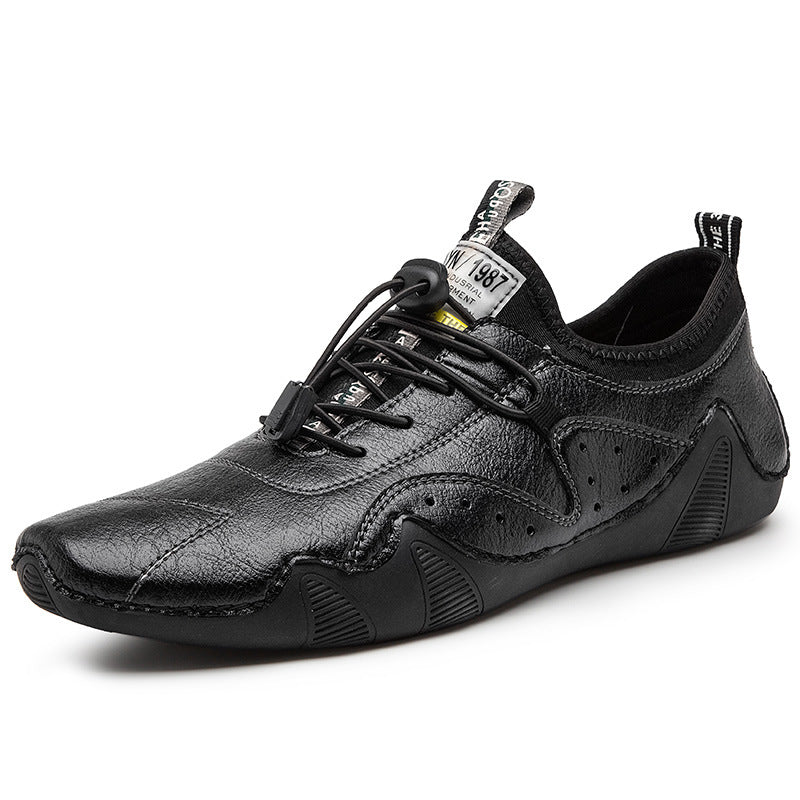 ⏰Promotion - 50% OFF🔥 GARB® Men's Handmade Orthopedic Breathable Lace-up Leather Shoes