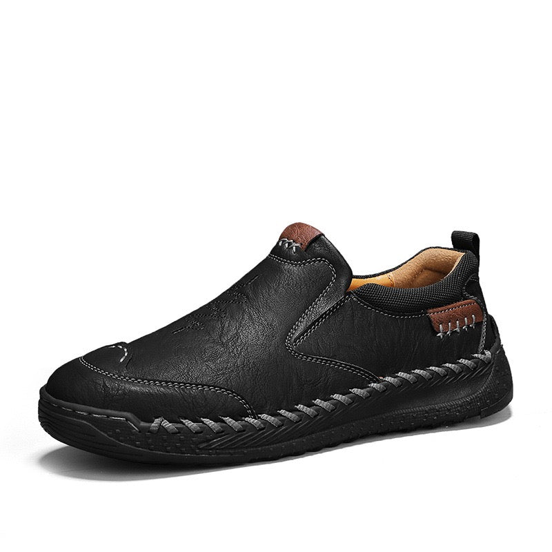 ⏰Promotion -45% OFF🔥GARB®Men's Orthopedic Leather Loafers - Wide Toe Box, Slip-On Comfort