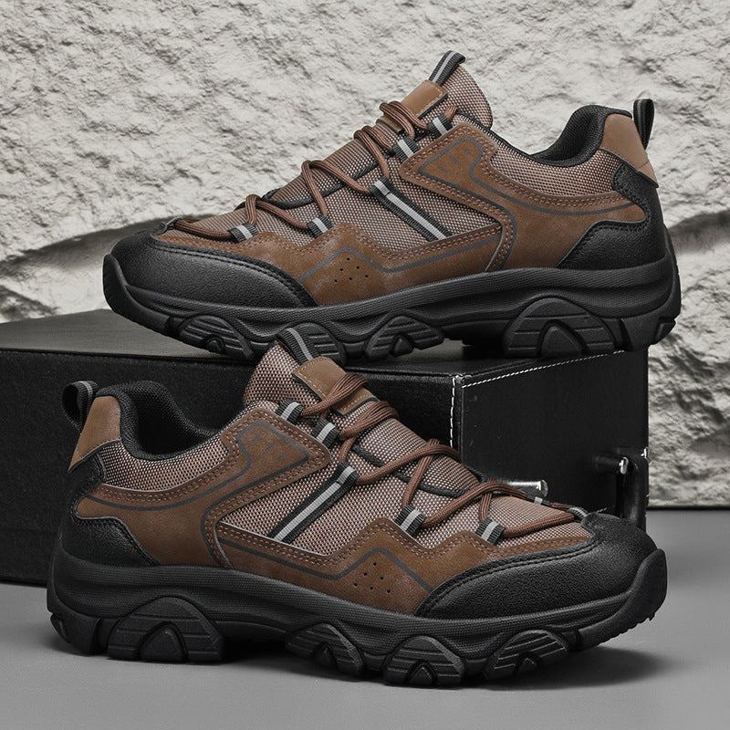 (⏰Clearance Sale-70%OFF🔥)Men's Outdoor Hiking Shoes - Orthopedic, Wide Toe, Arch Support, Waterproof, Anti-Slip, Anti-Puncture, Anti-Smash