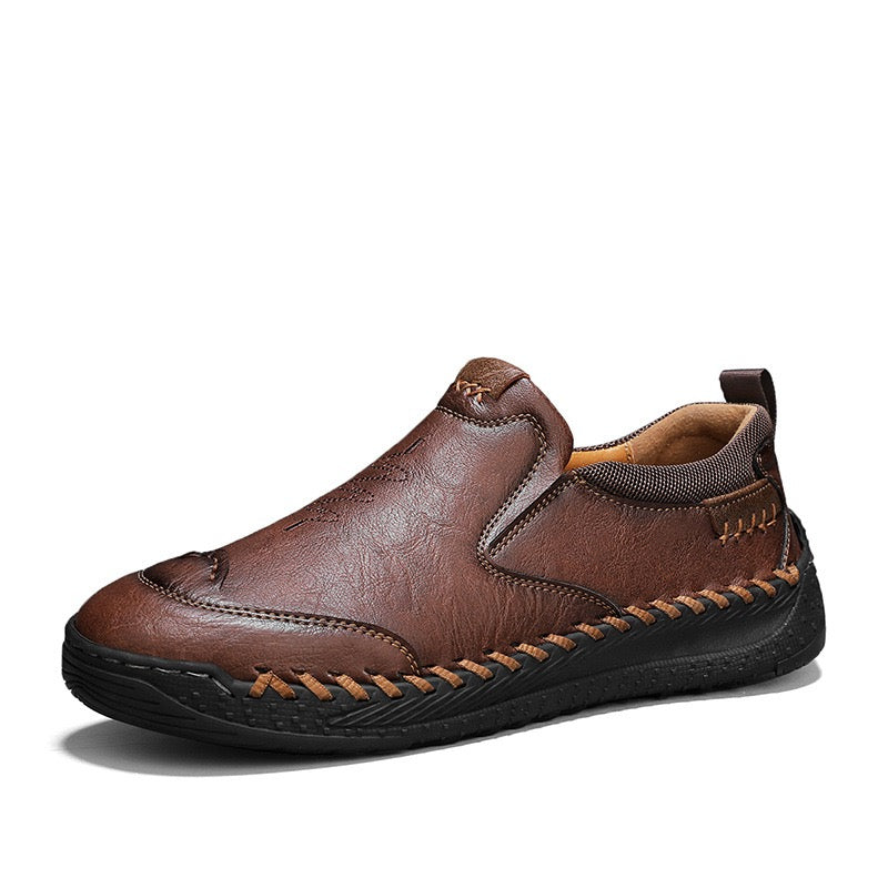 ⏰Promotion -45% OFF🔥GARB®Men's Orthopedic Leather Loafers - Wide Toe Box, Slip-On Comfort