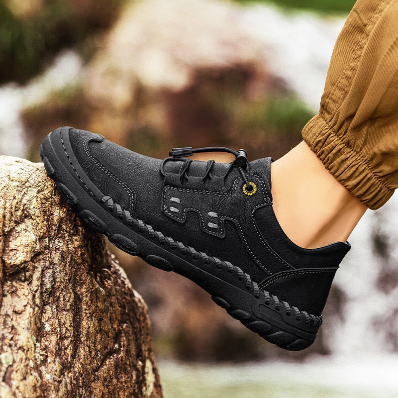 ⏰Promotion - 45% OFF🔥GARB®Men's Handmade Genuine Leather Orthopedic Outdoor Loafers