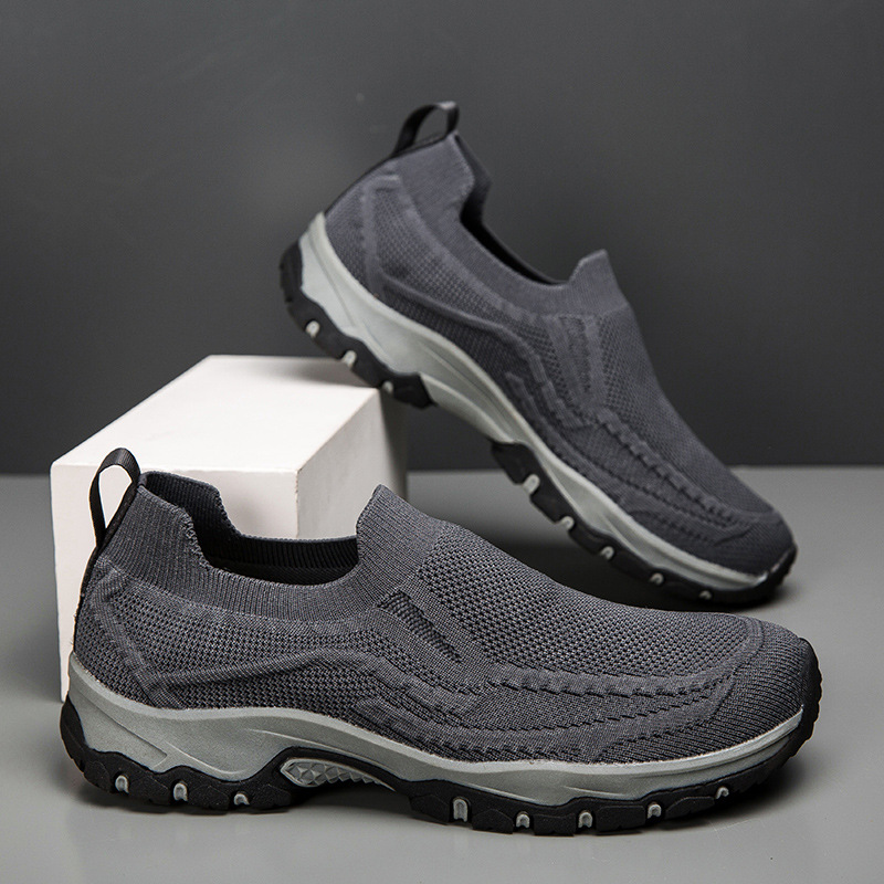 ⏰Flash Sale – 70% OFF🛒Men's Orthopedic Slip-On Walking Shoes – Arch Support, Wide Toe Box, Lightweight & Breathable Sneakers for Plantar Fasciitis, Foot Pain Relief, and All-Day Comfort