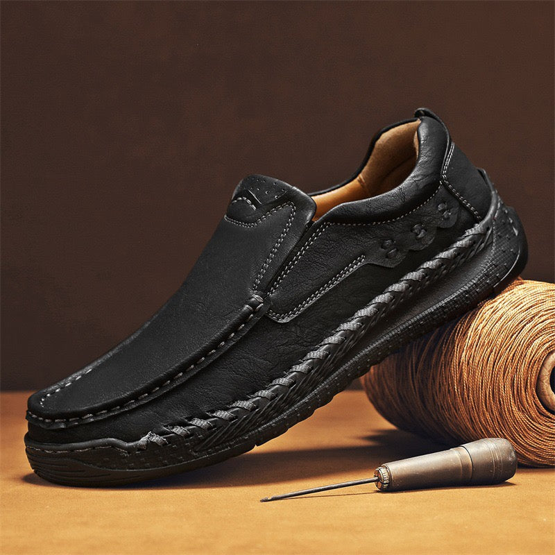 ⏰Promotion - 50% OFF🔥GARB®Men's Orthopedic Loafers – Handcrafted Leather, Wide Toe Box & Arch Support