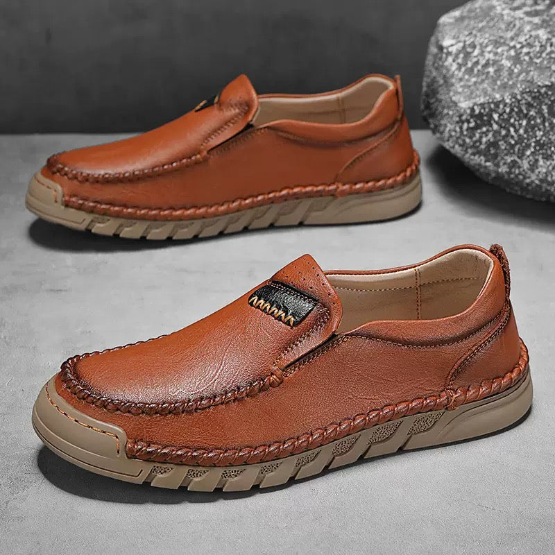 ⏰Last Day! 45% OFF 🔥GARB®Men's Handcrafted Cowhide Orthopedic Loafers-Wide Toe Box