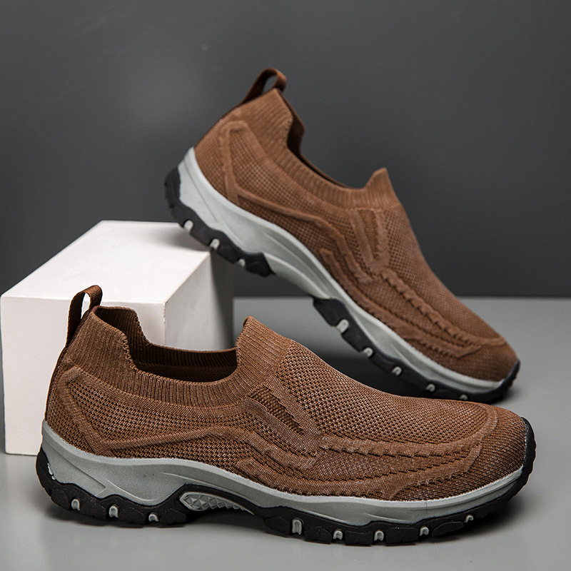 ⏰Flash Sale – 70% OFF🛒Men's Orthopedic Slip-On Walking Shoes – Arch Support, Wide Toe Box, Lightweight & Breathable Sneakers for Plantar Fasciitis, Foot Pain Relief, and All-Day Comfort