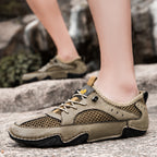 ⏰Last Day! 45% OFF 🔥GARB®Men's Genuine Leather Mesh Breathable Driving loafers