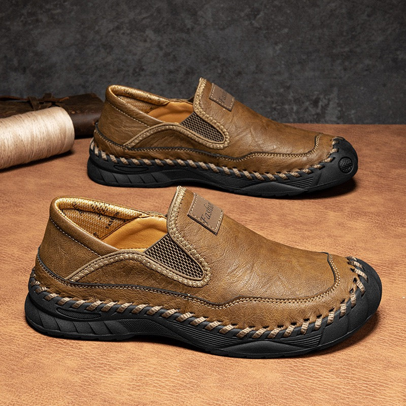 ⏰Last Day! 45% OFF 🔥GARB®Men's Handmade Genuine Leather Orthopedic Outdoor Loafers