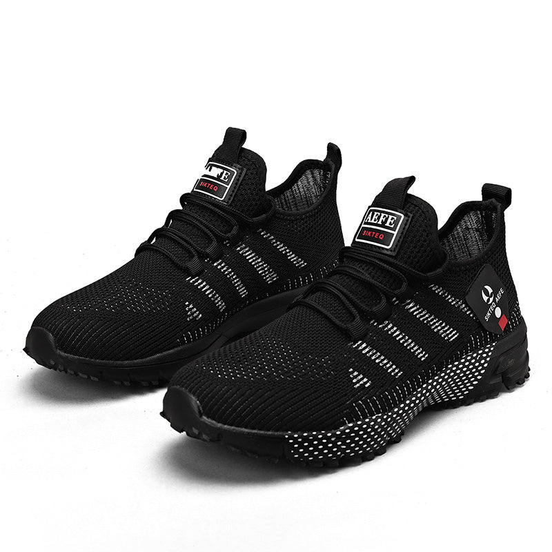 🔥HOT SALE 50% OFF🛒- Men’s Lightweight Orthopedic Flyknit Sneakers – Breathable Walking, Running & Outdoor Fitness Shoes