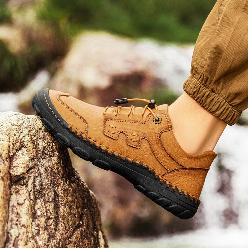 ⏰Promotion - 45% OFF🔥GARB®Men's Handmade Genuine Leather Orthopedic Outdoor Loafers