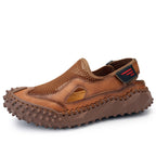 ⏰Last Day! 45% OFF 🔥GARB®Men‘s Genuine Leather Mesh Breathable Outdoor Sandals