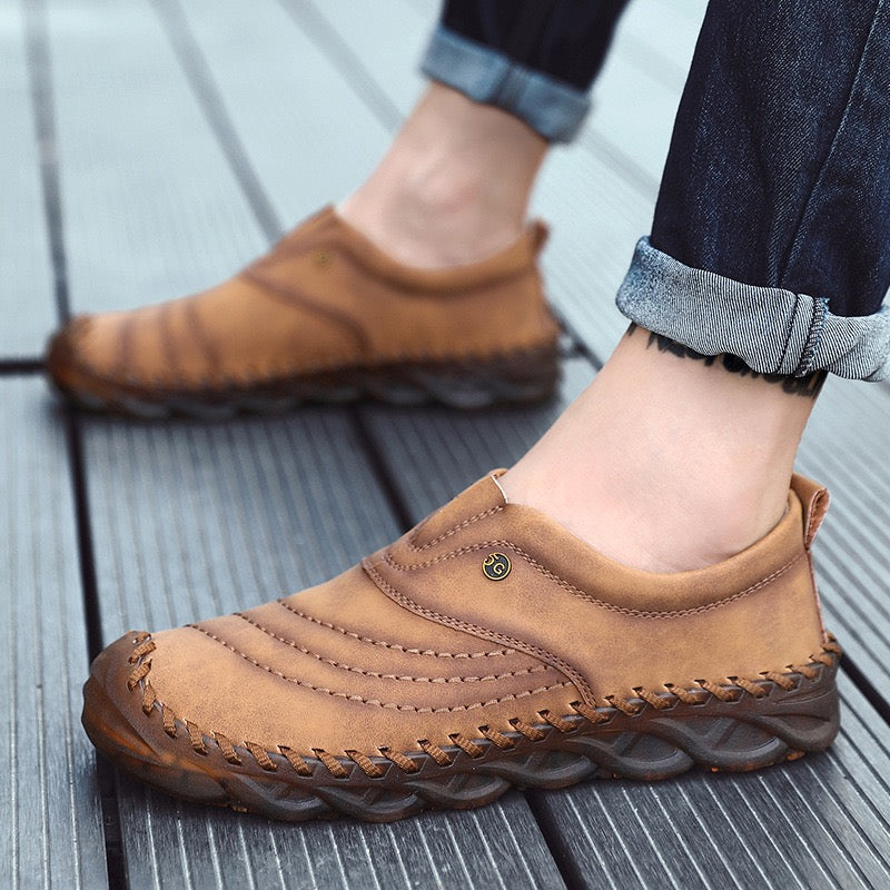 ⏰Promotion - 45% OFF🔥GARB®Men's Handmade Cowhide Orthopedic Loafers