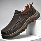 ⏰Last Day! 45% OFF  🔥GARB®Men's Genuine Leather Outdoor Slip-On Loafers with Arch Support & Wide Toe Box