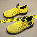 🔥HOT SALE 50% OFF🛒- Men’s Lightweight Orthopedic Flyknit Sneakers – Breathable Walking, Running & Outdoor Fitness Shoes