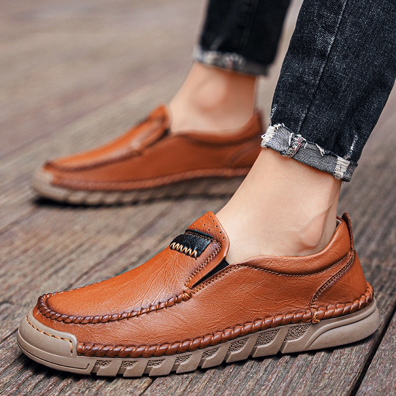 ⏰Last Day! 45% OFF 🔥GARB®Men's Handcrafted Cowhide Orthopedic Loafers-Wide Toe Box