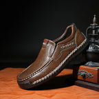 ⏰Promotion - 50% OFF🔥GARB® Men’s Premium Leather Loafers - Arch Support & Wide Fit Slip-On Shoes