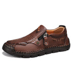 ⏰Promotion - 50% OFF🔥GARB® Men Casual Leather Loafer Summer Flat Soft Light Shoes