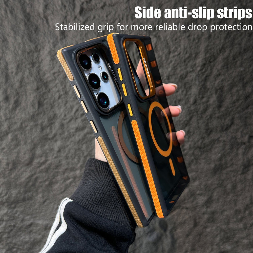 Magnetic Case with Hidden Lens Stand – Galaxy S25 Series